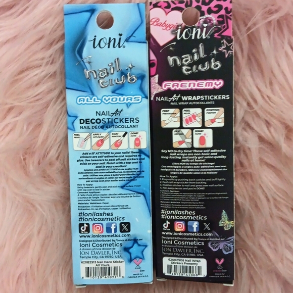Brand New IONI NAIL ART DECO STICKERS & NAIL WRAPS - Picture 2 of 4
